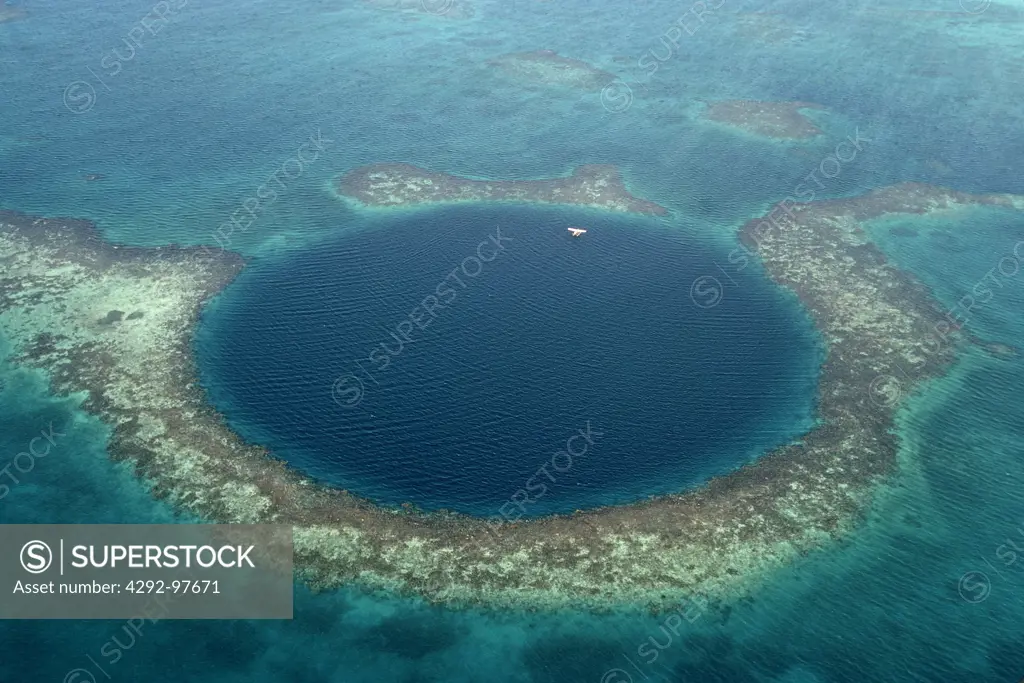 Belize, The Blue Hole - explored by Jacques Cousteau, The Western Caribbean,