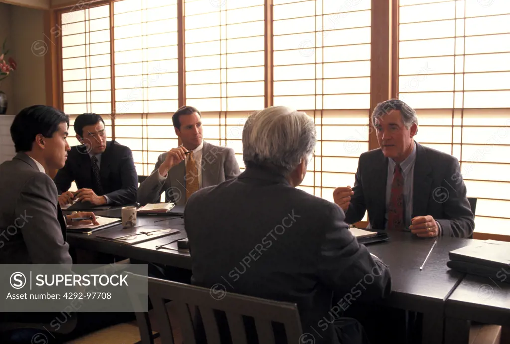 Businessmen meeting