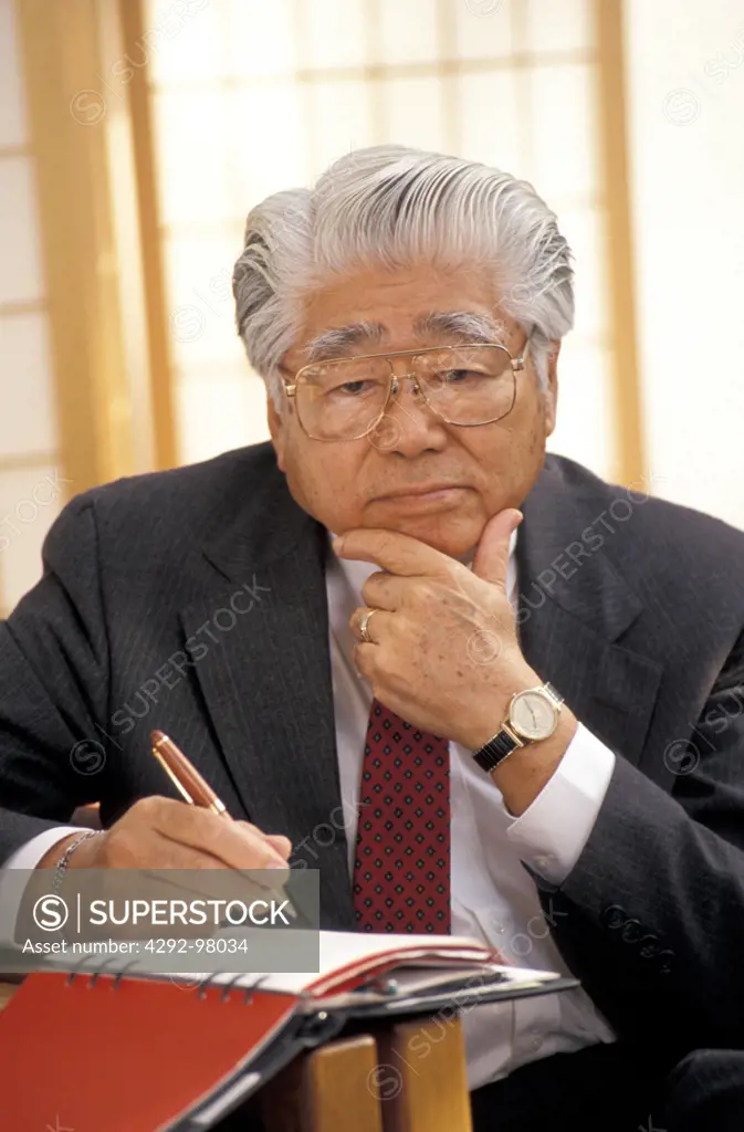 Portrait of a japanese businessman