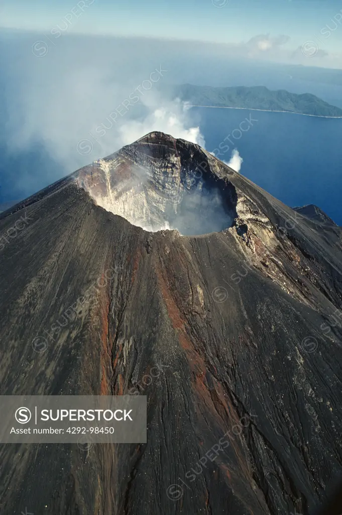 Vanuatu, active volcano