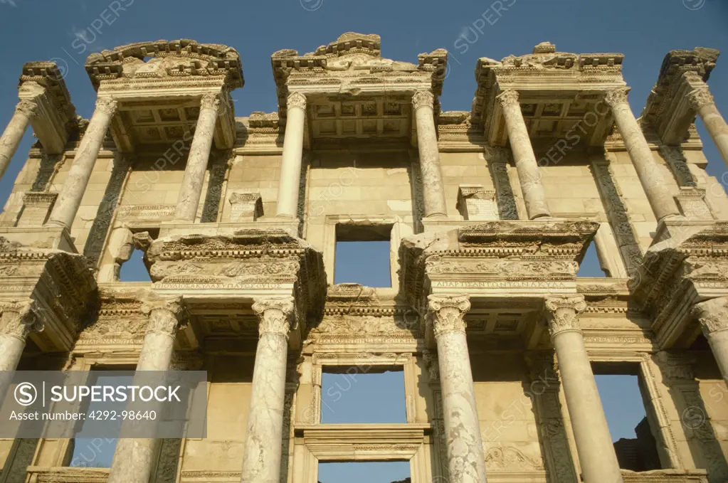 Turkey, Ephese ruins, the Library of Celsus