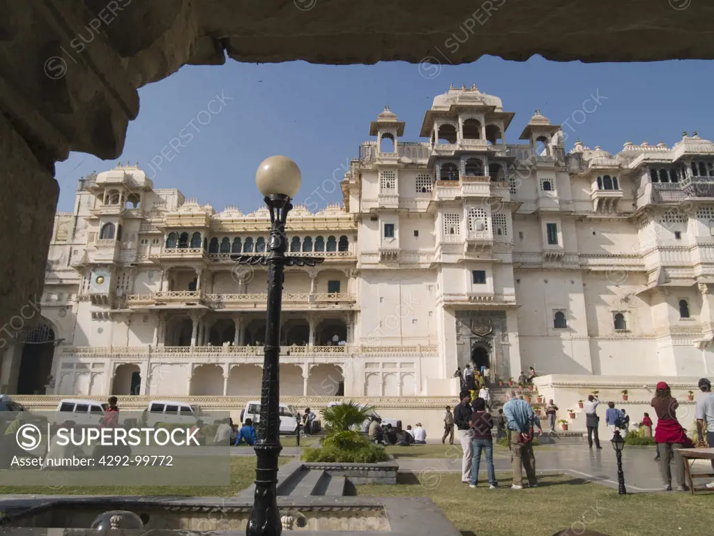 India, Rajasthan, Udaipur, the City Palace