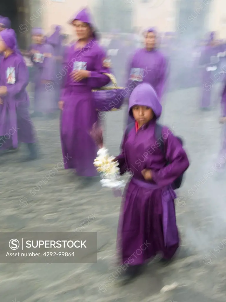 Antigua, Guatemala,Easter Holy Week procession