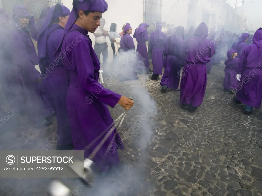 Antigua, Guatemala,Easter Holy Week procession