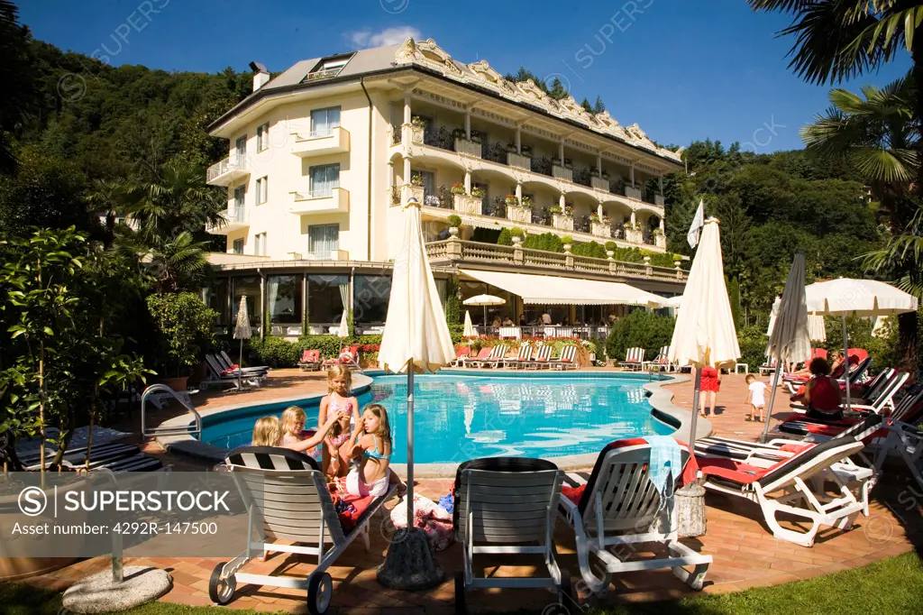 Italy, Piedmont, Stresa , hotel Villa Minta
