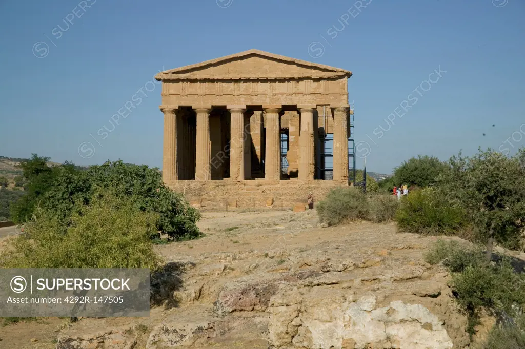 Italy, Sicily, Agrigento, Valle dei Templi