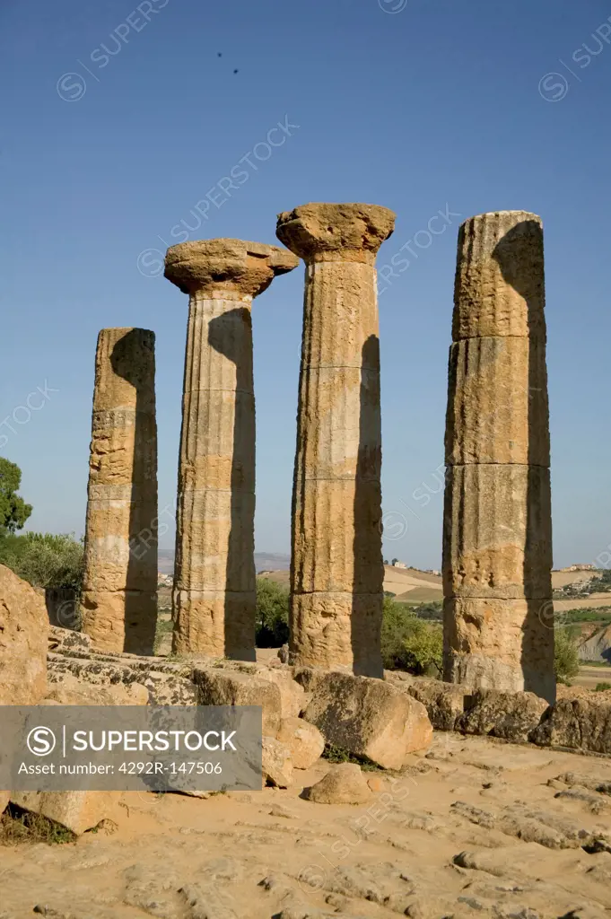 Italy, Sicily, Agrigento, Valle dei Templi