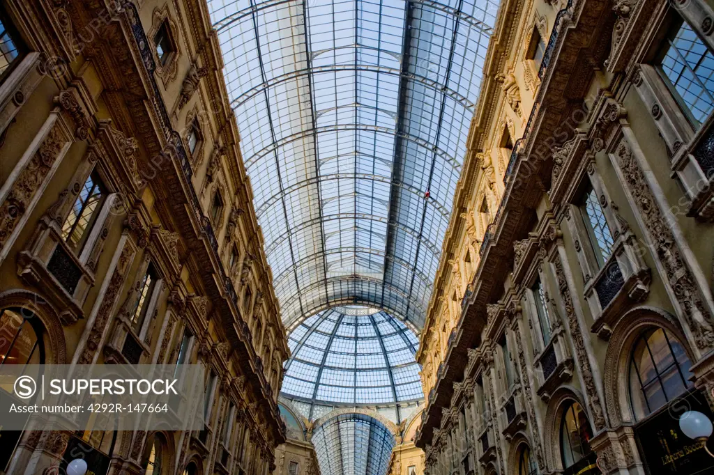 Italy, Lombardy, Milan, the Galleria Vittorio Emanuele