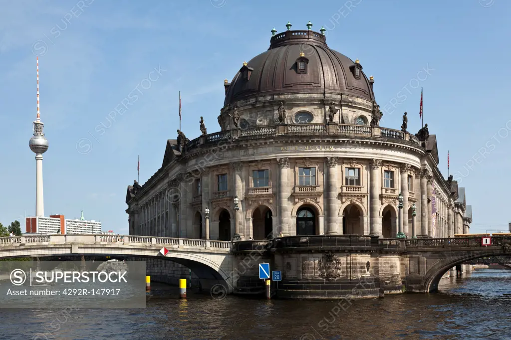 Germany, Berlin, Bode Museum, river Spree