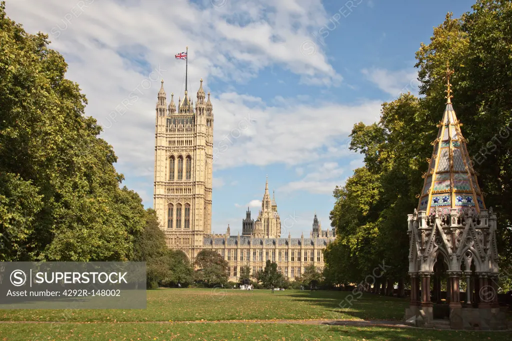 England, London, View of Westminster Abbey