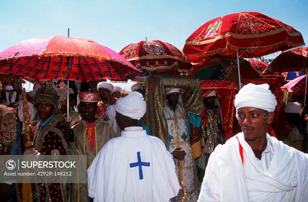 Ethiopia, Welo province, Lalibela, Timkat (feast of Epiphany)