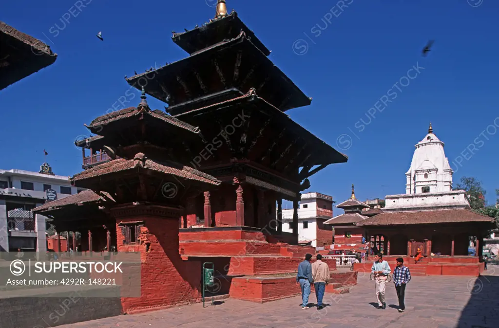Nepal, Katmandu. Jagannath and Kakeshwar  temple
