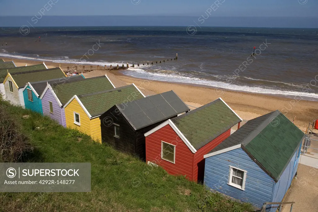 Uk, England, Southwold,  Suffolk, beach huts