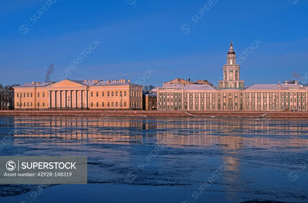 Russia, St. Petersburg, Vasilievsky island, the Anthropological museum