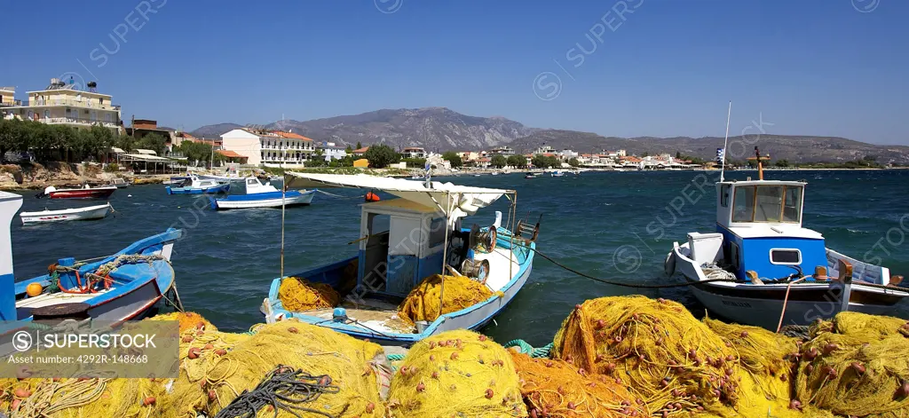 Greece, Samos, Ireo,  Ireon harbour