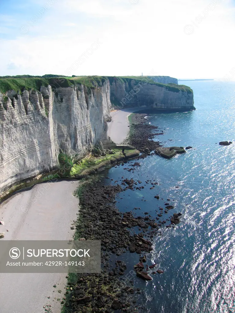 France, Normandy, The cliffs of Etretat