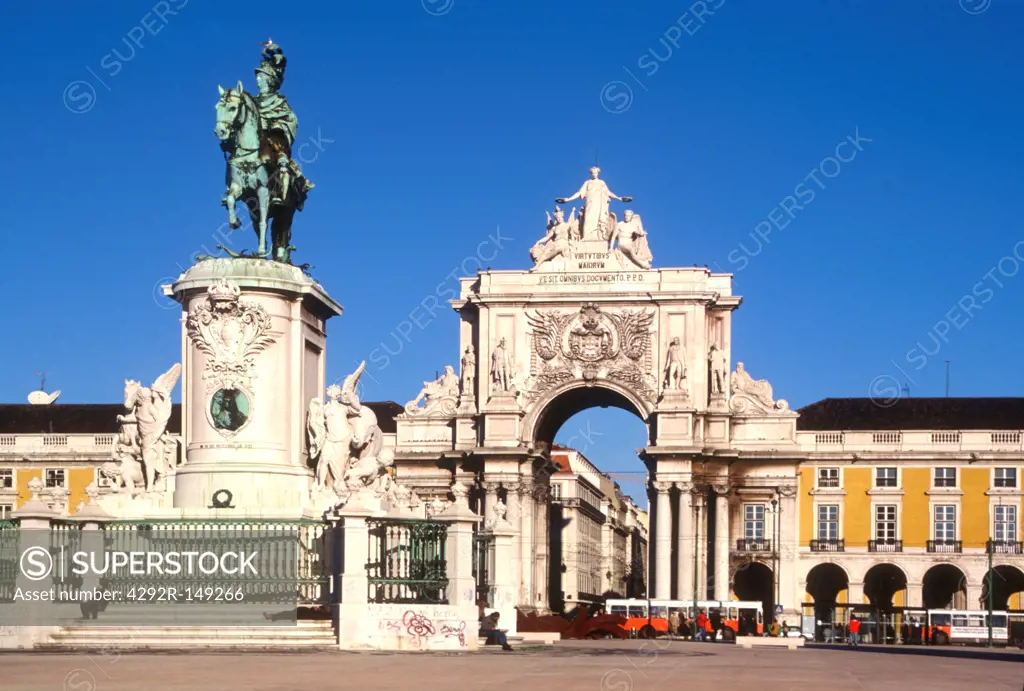 Portugal, Lisbon, the Comercio square