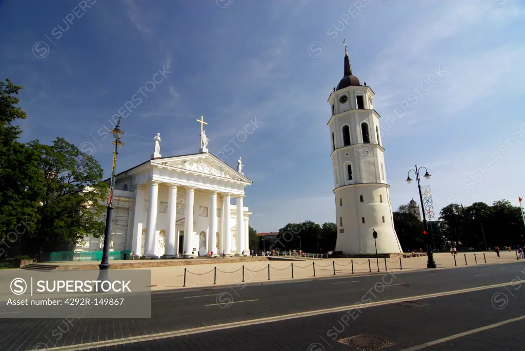 Lithuania, Vilnius, Belfry, St. Stanislas Cathedral
