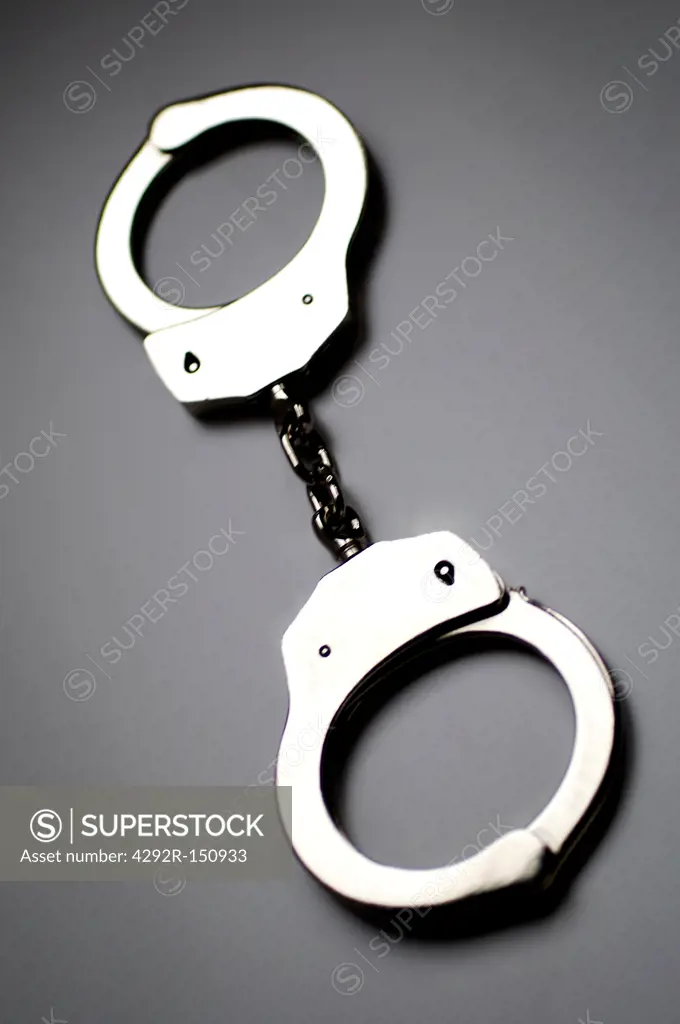 Close up of handcuffs