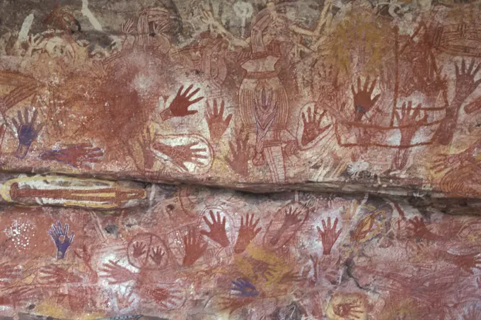 Australia: aboriginal rock painting