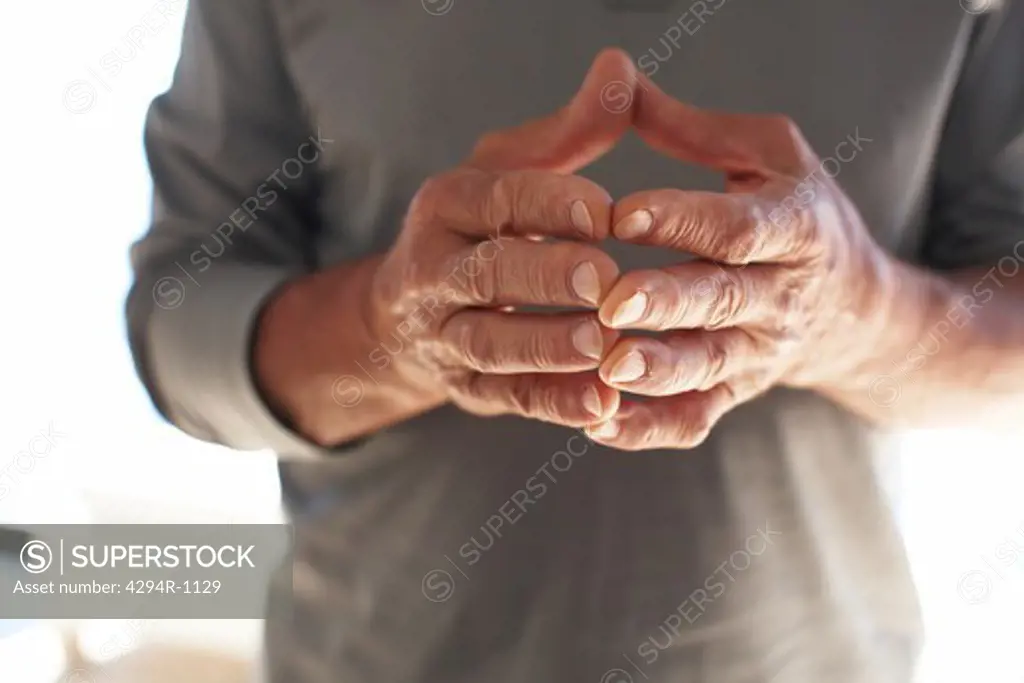 Hands of a man gesturing