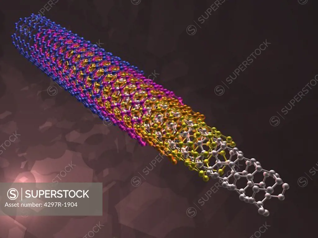 Carbon nanotubes CNTs are allotropes of carbon. A carbon nanotube is a one-atom thick sheet of graphite called graphene rolled up into a seamless cylinder with diameter of the order of a nanometer.