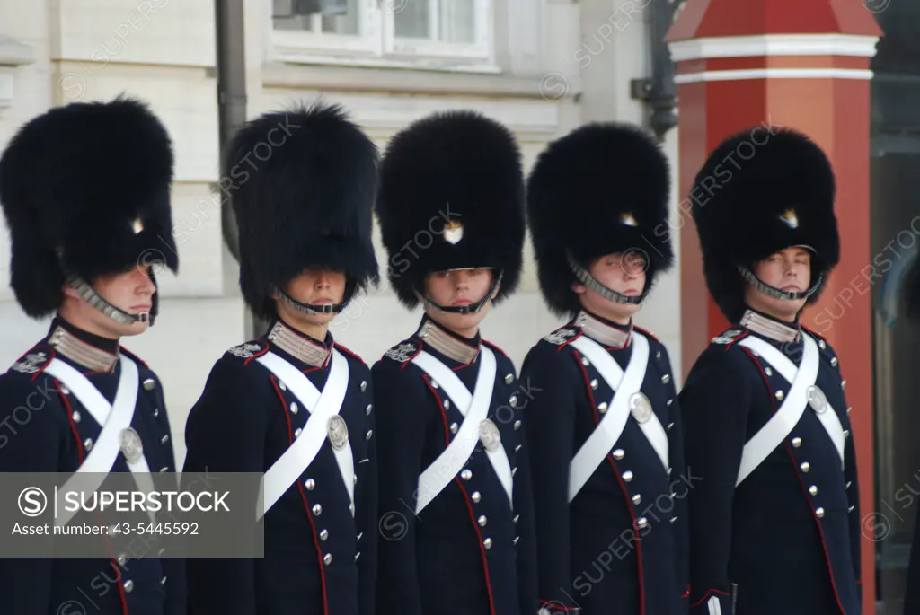 Changing of the Guard ceremony, Copenhagen, Denmark