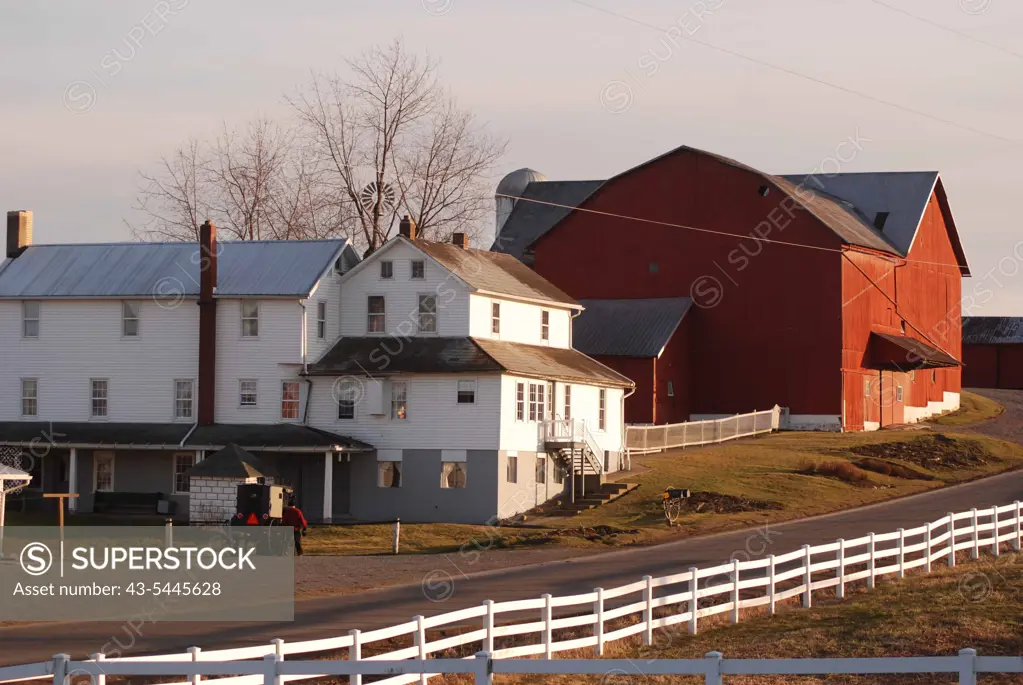 USA, Ohio, Near Berlin, Amish farm country