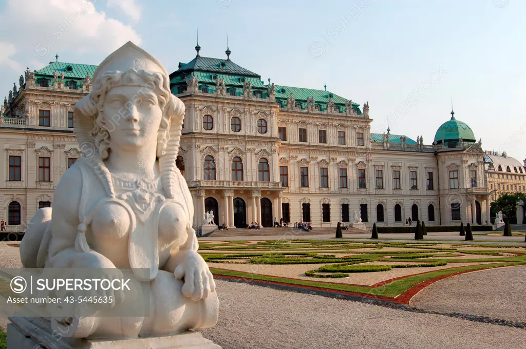Austria, Vienna, Belvedere, Sphinx