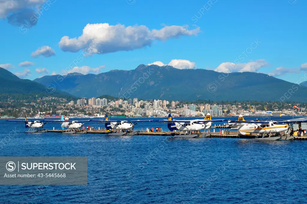 Canada BC Vancouver downtown seaplane port