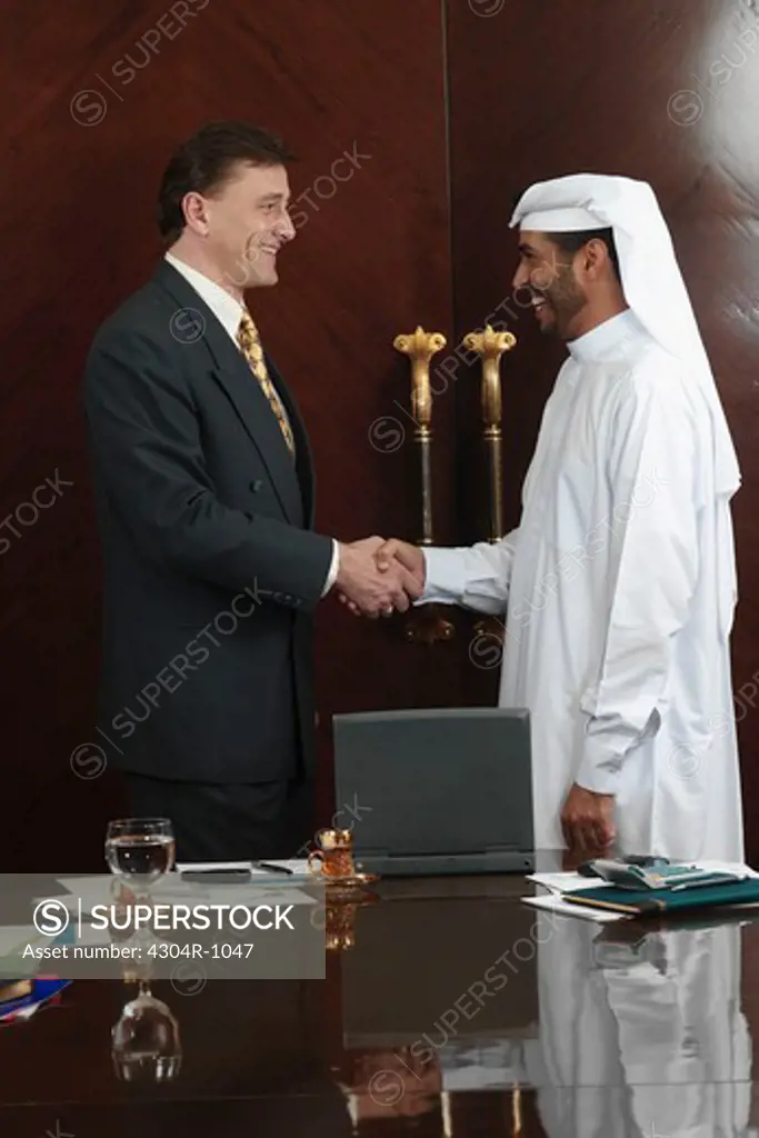 Two Businessmen shaking hands