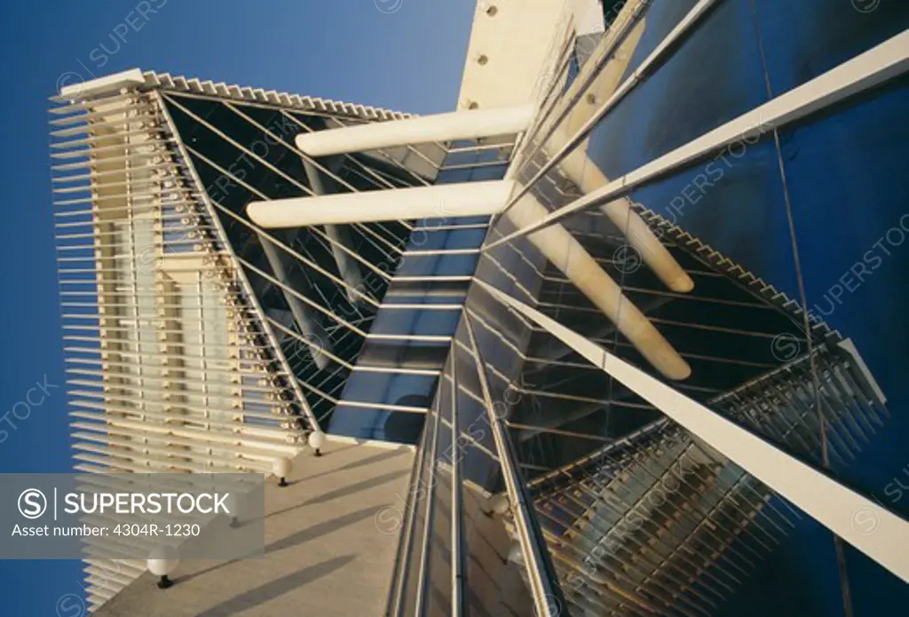 UAE -detail of architecture in Dubai