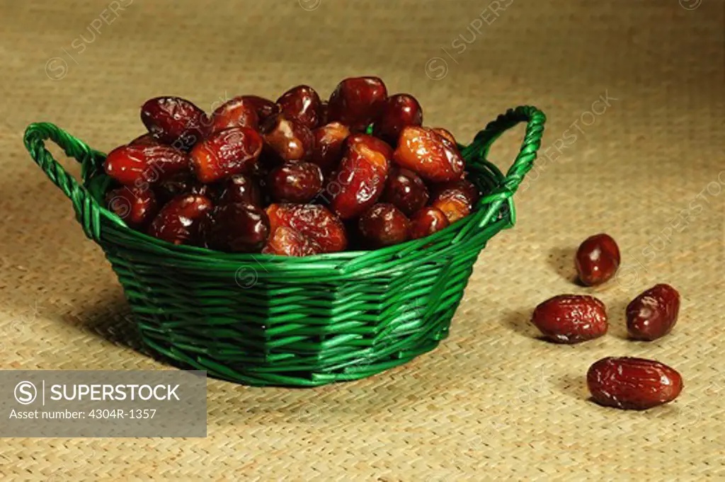 Basket with dates
