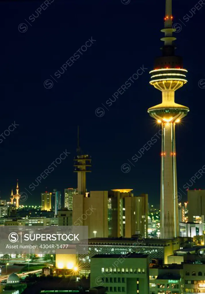 Kuwait city & the Liberation tower