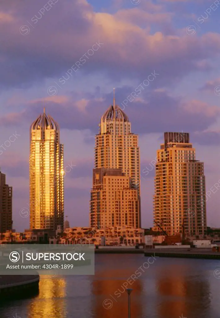 Residential towers in Dubai Marina