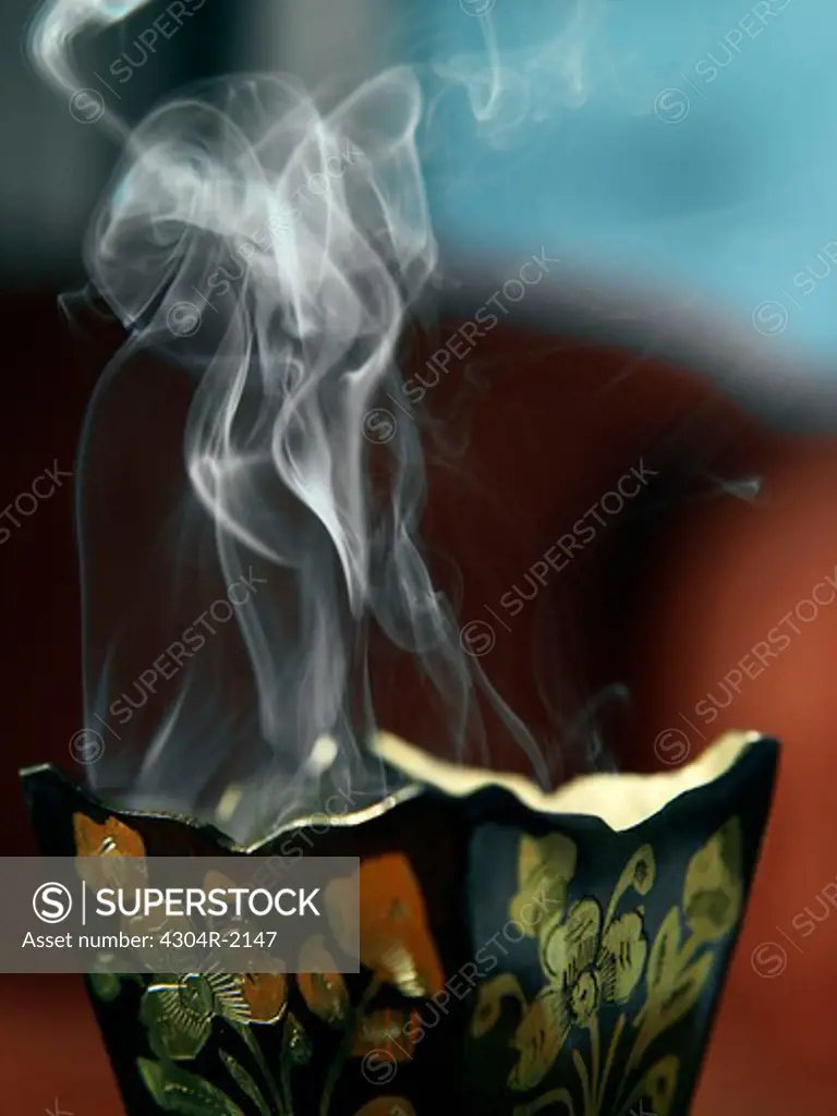 A Close-up view of Incense burner.