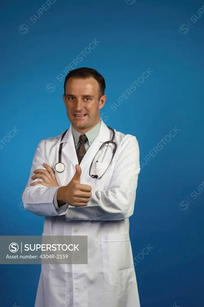 An Optimistic doctor looking at camera while smiling.