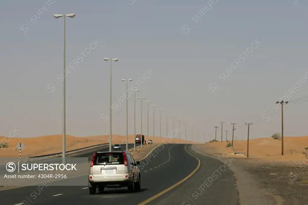 Roads in the desert