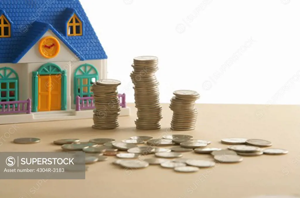 Doll House and Coins
