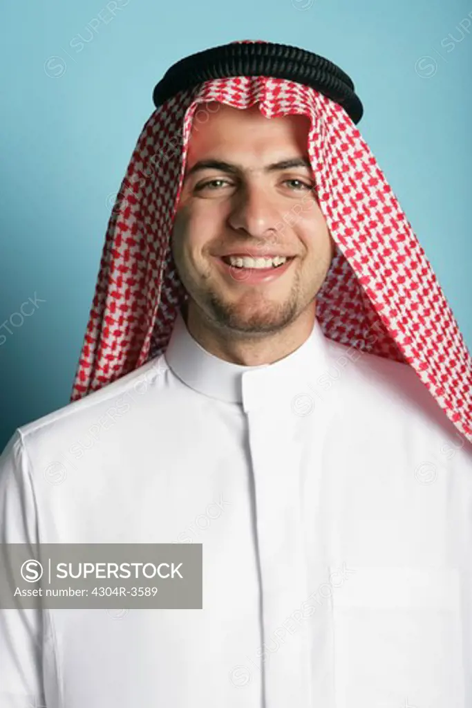 Arab Man smiling