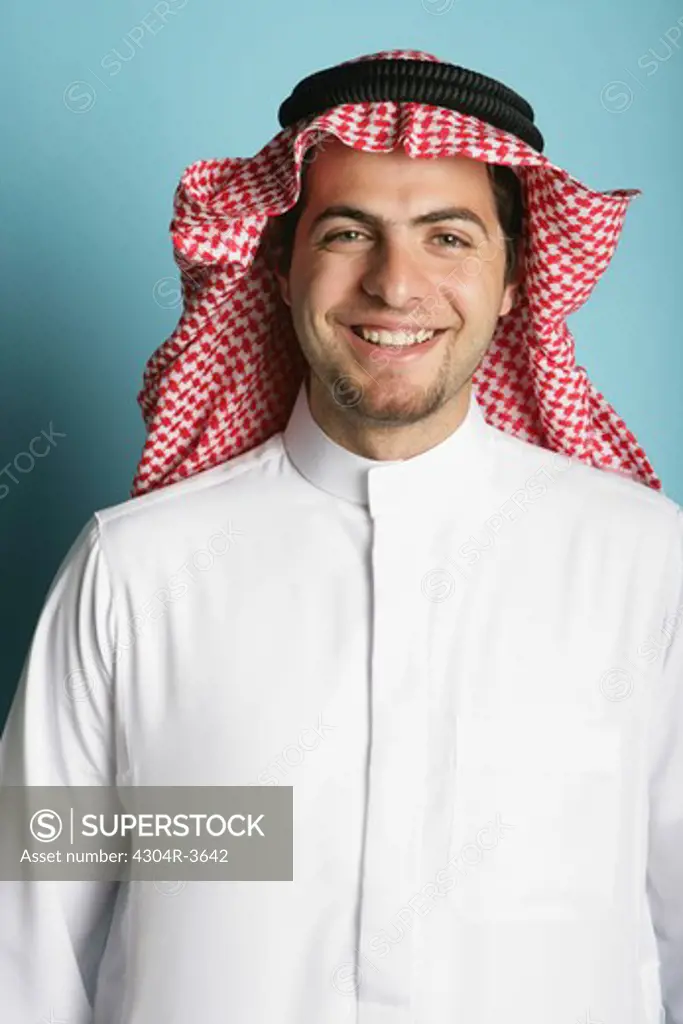 Arab Man smiling