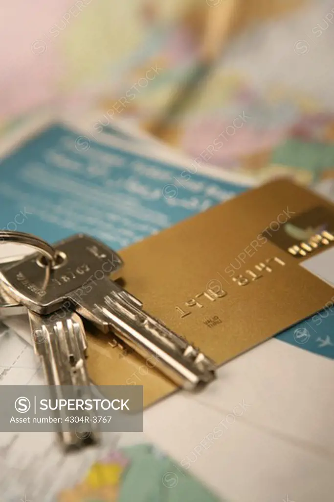 Credit Card and Key