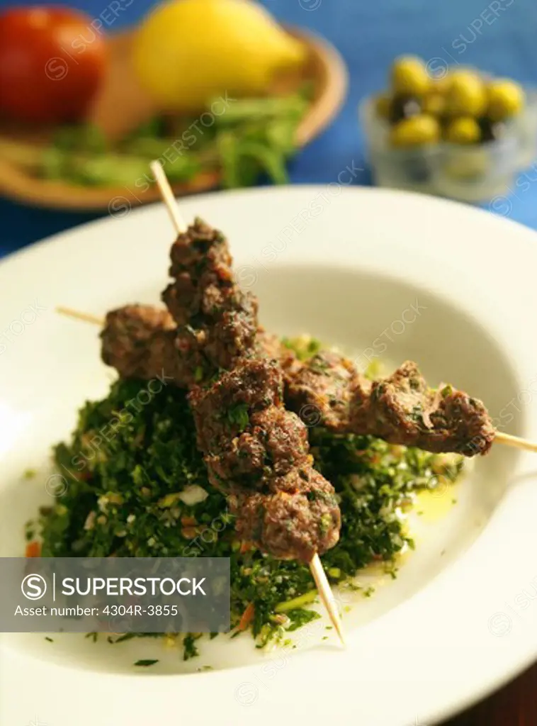 Arabic Food - Meat Kebabs