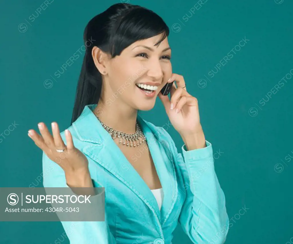 Young woman with cell phone