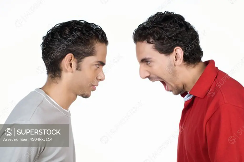 Brothers angry with each other