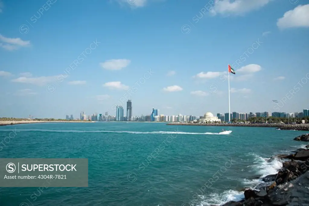 Abu Dhabi city skyline, UAE