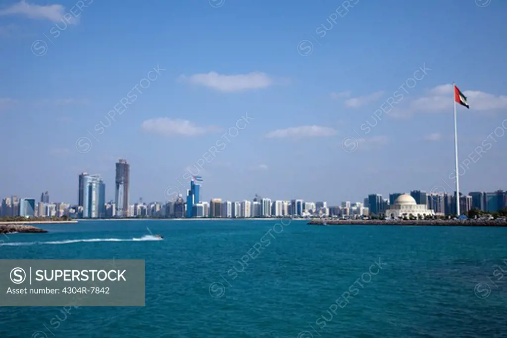 Abu Dhabi city skyline, UAE