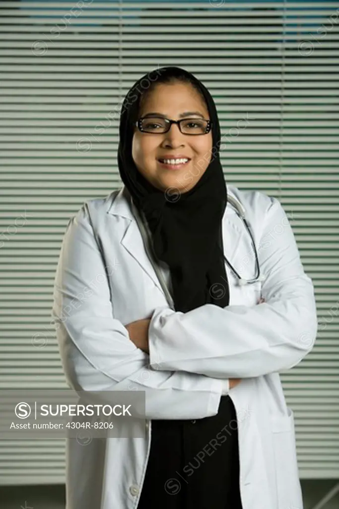 Portrait of a female doctor.