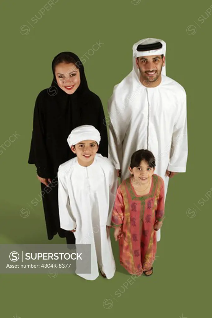 Portrait of a Arab Family