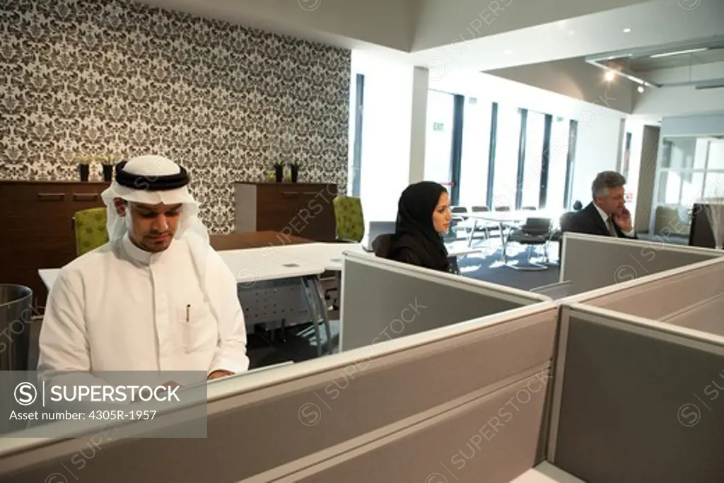 Business people working in the office.